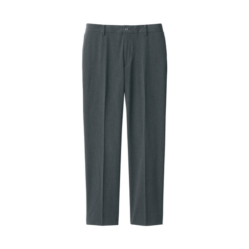 Labo Men's Stretch Straight Pants Charcoal Gray MUJI