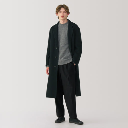 Labo Men's Cashmere Mix Chester Coat MUJI