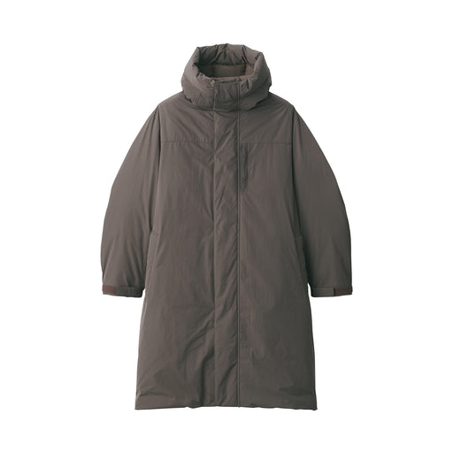 Labo Men's Hooded Down Coat Dark Brown MUJI