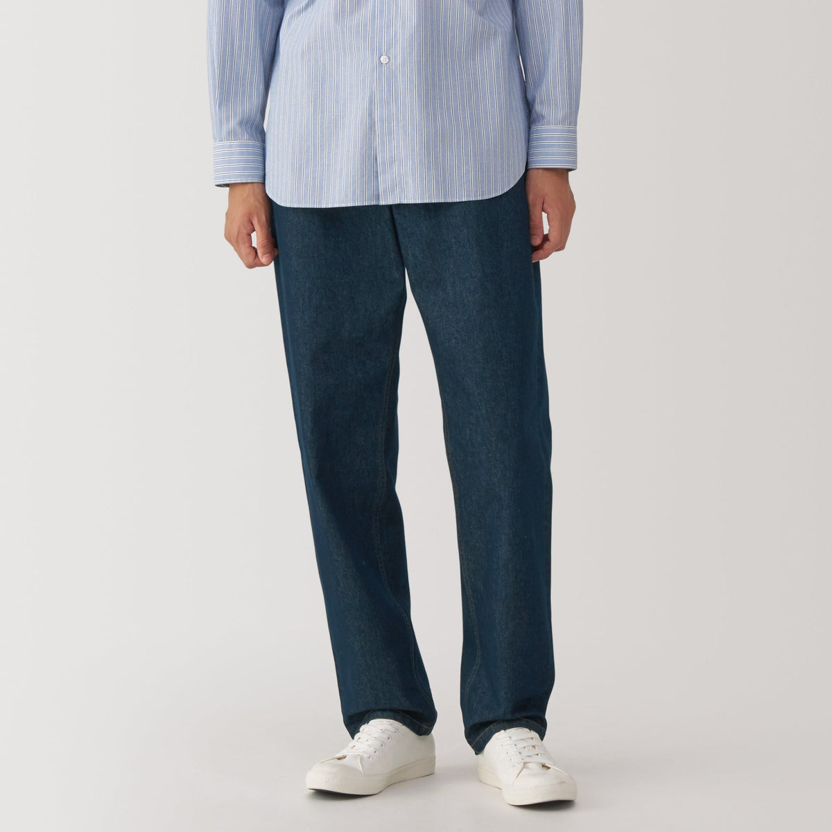 Labo Men's Washi Blend Denim 5-Pocket Pants | MUJI USA