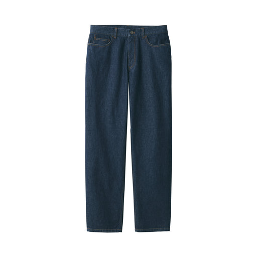 Labo Men's Washi Blend Denim 5-Pocket Pants Dark Navy MUJI