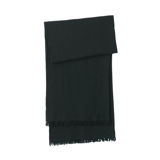 Labo Wool Stole Black MUJI