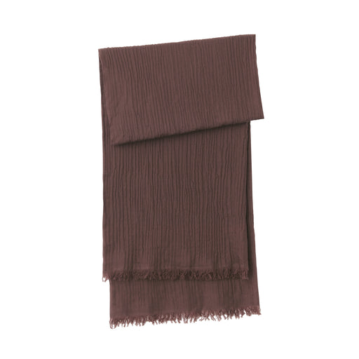 Labo Wool Stole Dark Brown MUJI