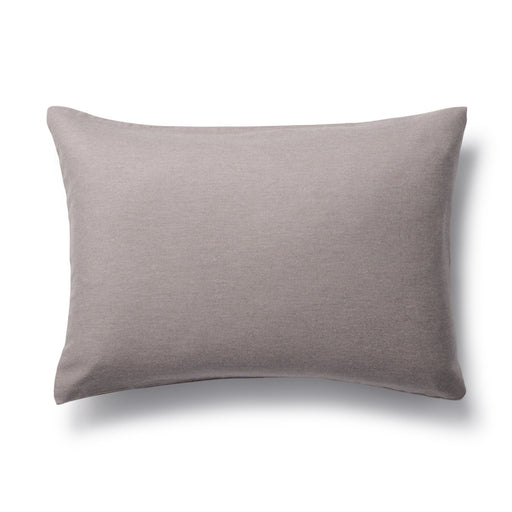 Cotton Flannel Pillowcase Light Brown MUJI