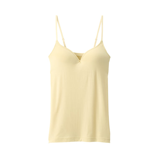 Women's Lyocell Blend Bra Camisole Pale Lemon MUJI