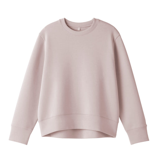 Women's Double Knitted Sweatshirt Light Pink MUJI