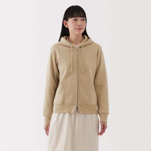 Women's Sweatshirt Full Zip Hoodie MUJI