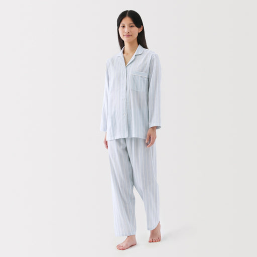 Women's Side Seamless Double Gauze Pajamas MUJI