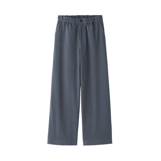 Women's Stretchy Jersey Easy Tapered Pants Smoky Blue MUJI