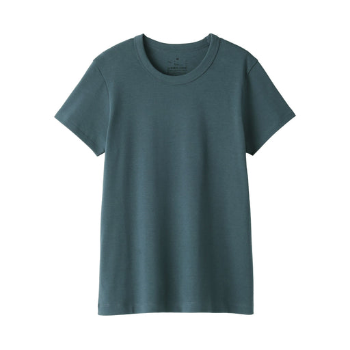 Women's Cool Touch T-Shirt Smoky Blue MUJI