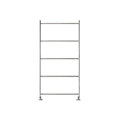 SUS Shelving Unit Additional Frame - Stainless Steel - Small | MUJI USA