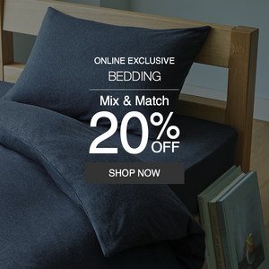 Online Only: 2+ 20% OFF All Bedding