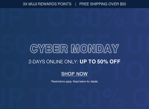 Act Now! Cyber Monday Deals Up To 50% OFF