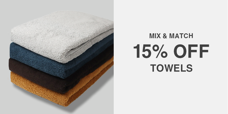 Mix & Match Towels 15% OFF Towels