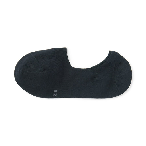 Silicone Gripper No-Show Socks Black MUJI