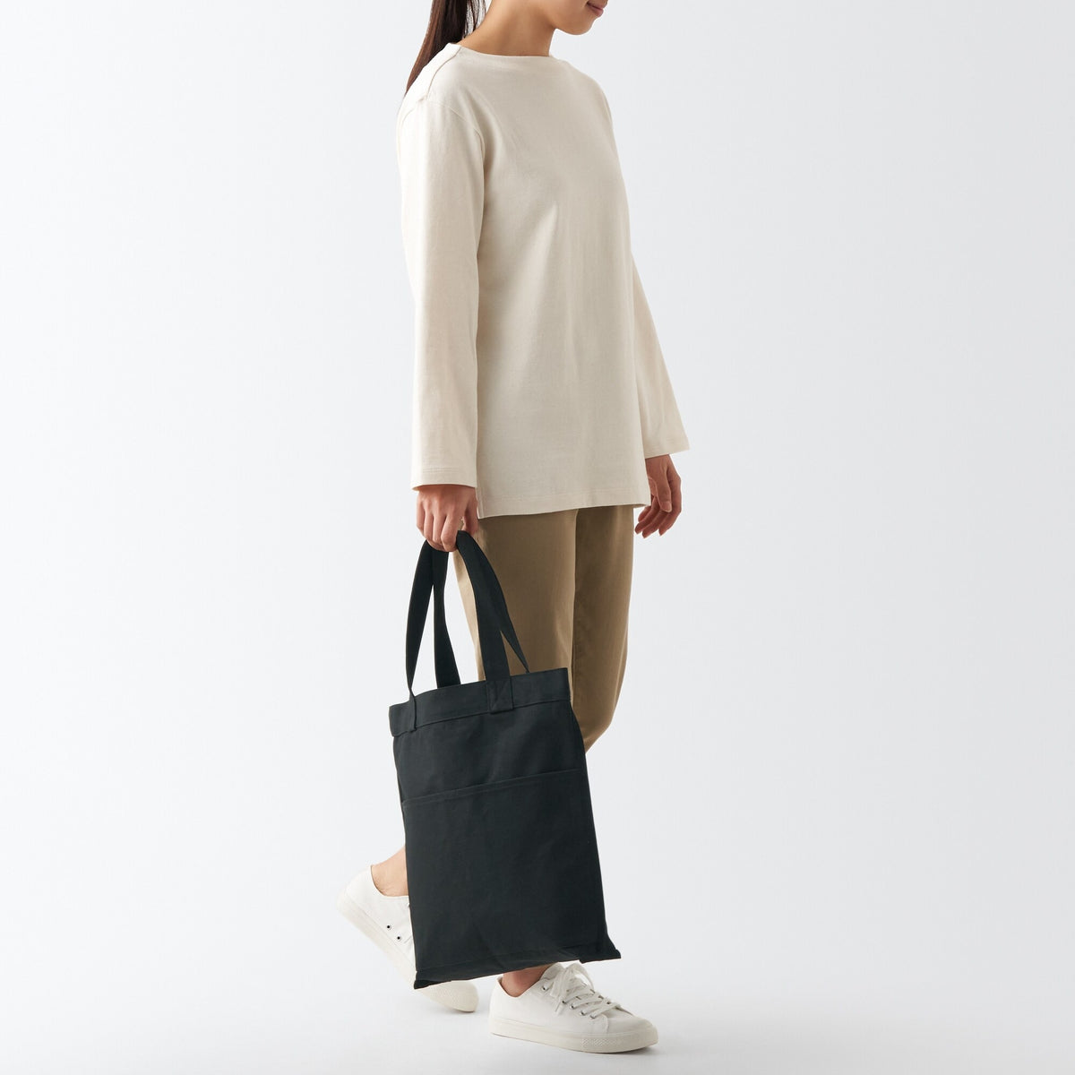 MUJI New York Subway Print Limited Edition good Minimalist Canvas Tote Bag