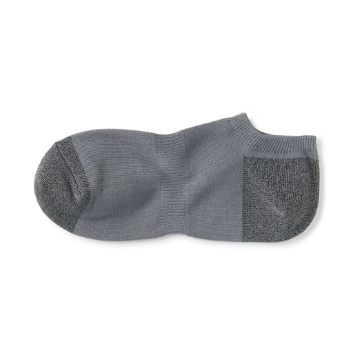 Right Angle Sneaker Socks Medium Gray 25-27 cm (US W13-15 M11-13) MUJI