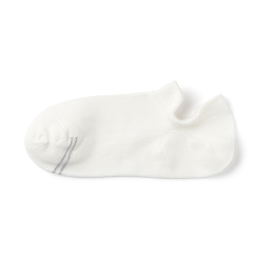 Right Angle Sneaker Socks with Tabs Off White 25-27 cm (US W9-11 M7.5-10) MUJI