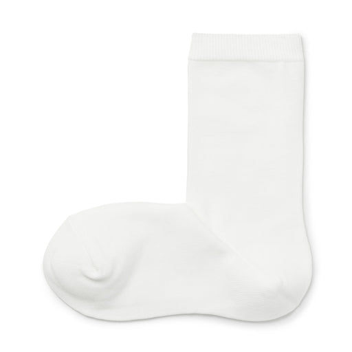 Right Angle 3 Layer Loose Top Socks Off White MUJI