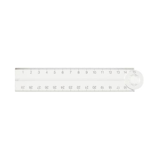 Polycarbonate Double-Sided Ruler MUJI