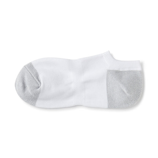 Right Angle Sneaker Socks White 25-27 cm (US W13-15 M11-13) MUJI