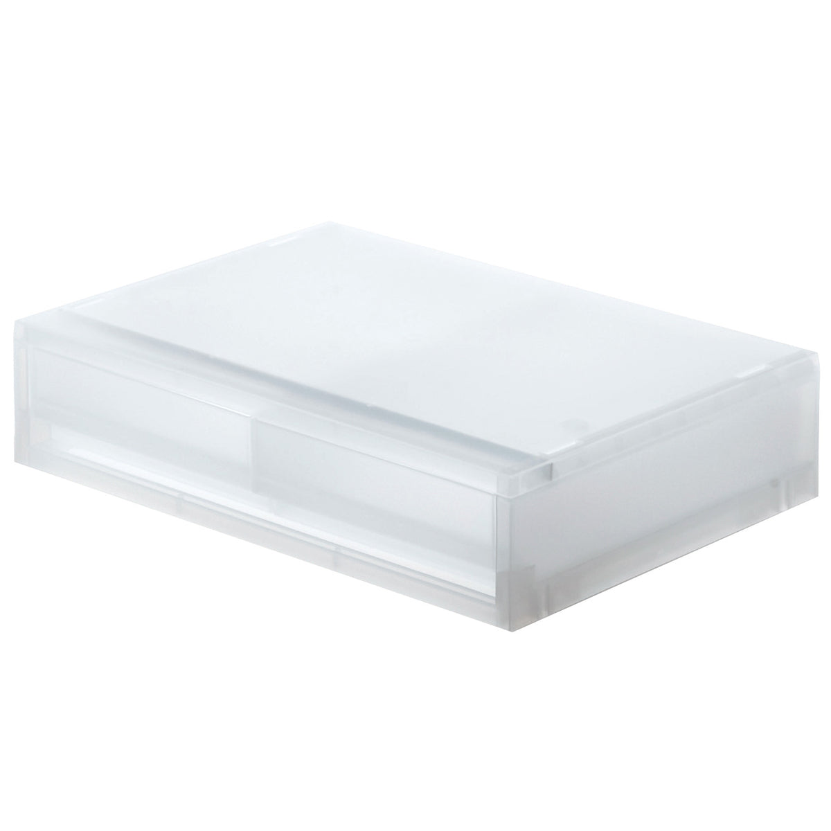 Shopping made easy and fun Polypropylene Case 2 Drawer Shallow, two drawer  plastic storage 