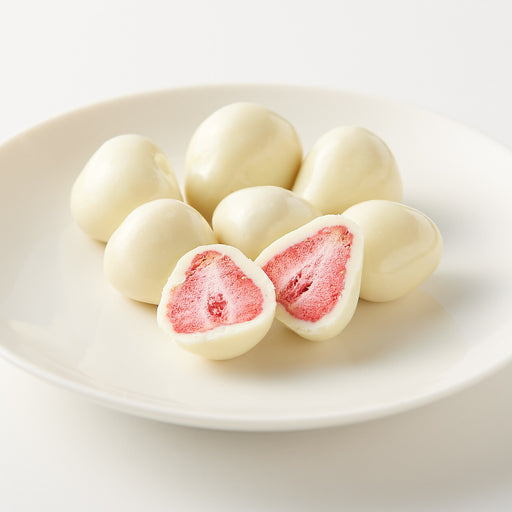 White Chocolate Coated Strawberries MUJI