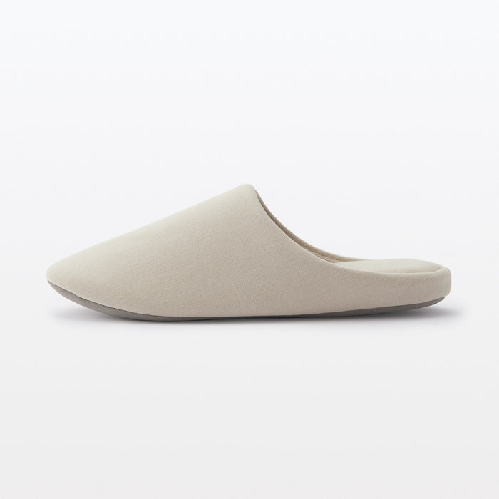 Cotton Plain Weave Insole Slippers | Home Slippers | MUJI USA