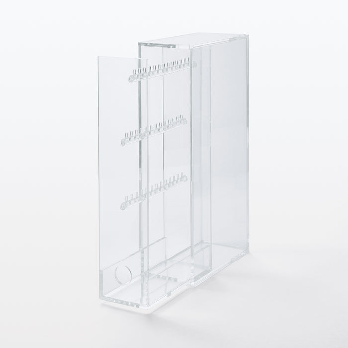 Uniq Acrylic Organizer for Jewelry with 4 Drawers & 2 Earrings Holders - SF 1142