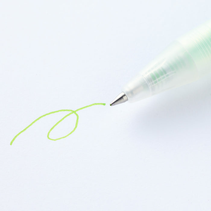 Muji Gel Ink Ballpoint Pen 6-Pieces Set, 0.5 mm Nib Size