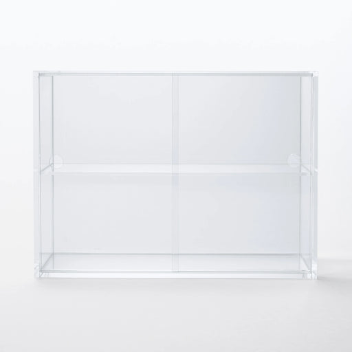 Acrylic Storage Case with Sliding Doors Small MUJI