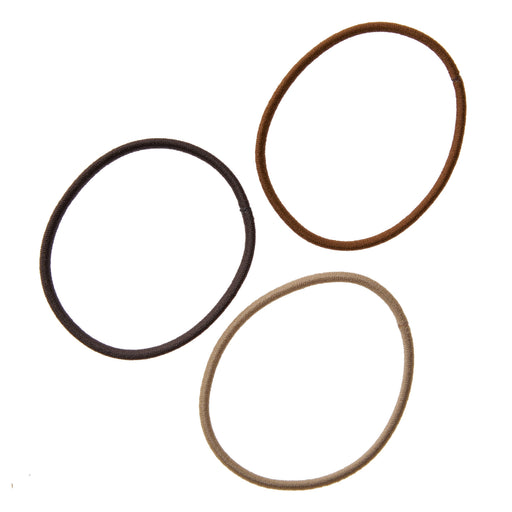 Hair Rubber Band (3 pcs) Mix Brown MUJI