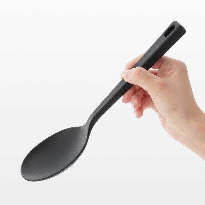 MUJI Silicone Cooking Spoon Small 25cm Black