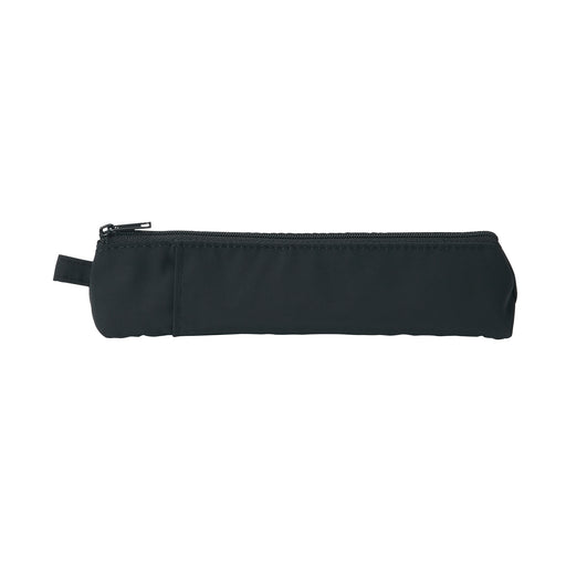 Polyester Pen Case with Pocket Black MUJI