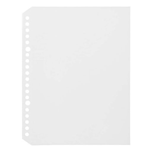 Clear Pocket Refill Sheets A5 20 Holes (10 Sheets) MUJI