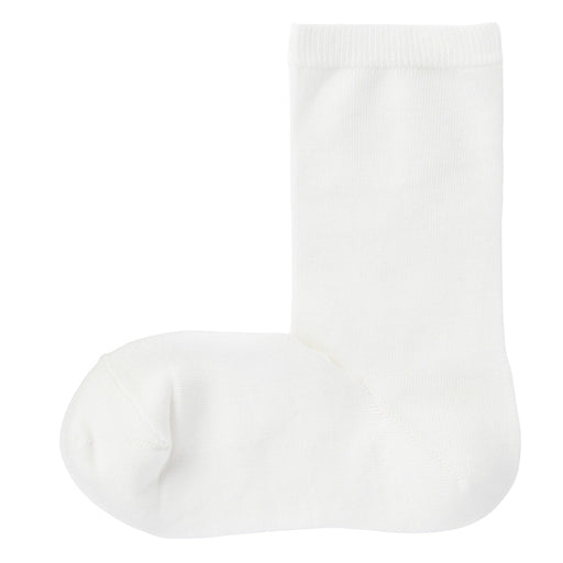 Right Angle 3 Layer Loose Top Socks Off White MUJI