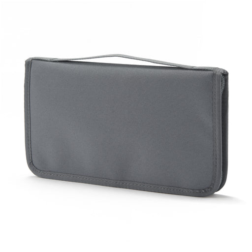 Passport Case with Pocket Gray MUJI