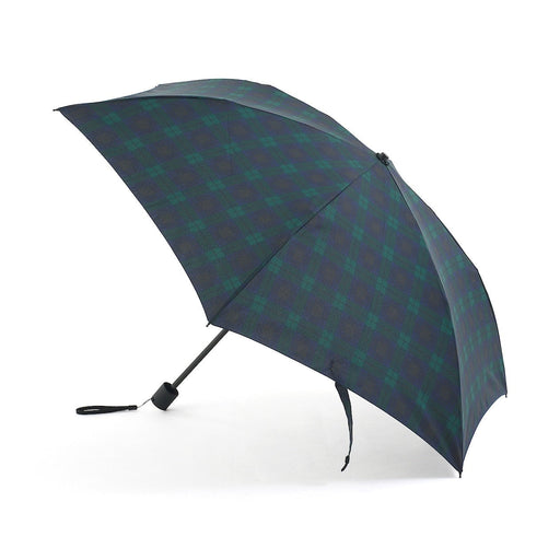 2 Way Foldable Umbrella - Dark Green Check MUJI