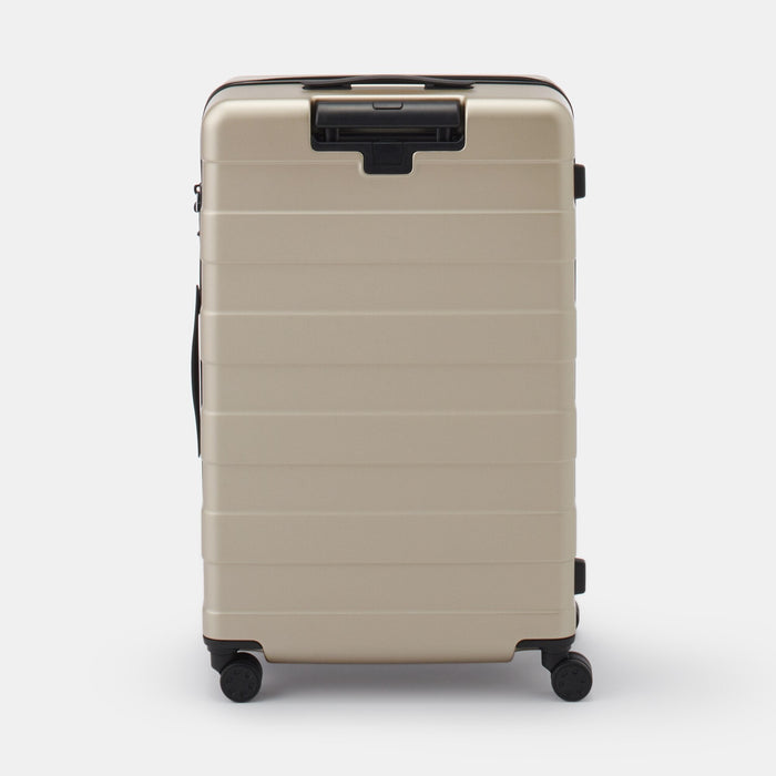 Adjustable Handle Hard Shell Suitcase 88L | Travel | MUJI USA