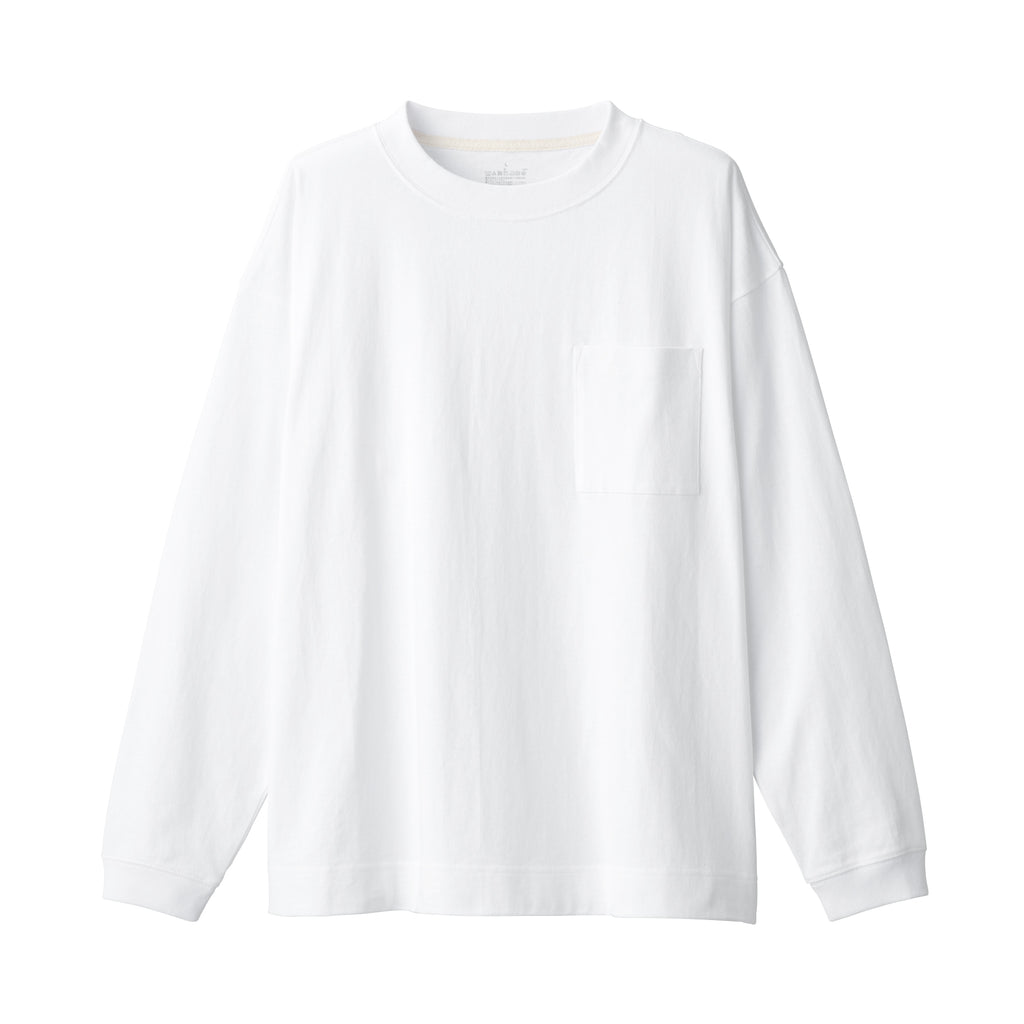 Men's Heavy Weight Jersey Pocket Long Sleeve T-Shirt | MUJI USA