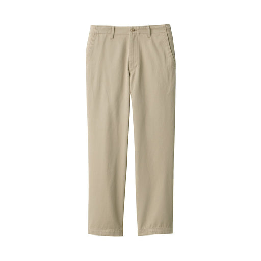 Men's Chino Regular Pants (L 30inch / 76cm) Light Beige MUJI