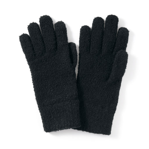 Boucle Touchscreen Gloves Black MUJI