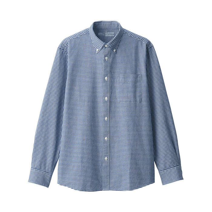 Men's Washed Oxford Stand Collar Shirt