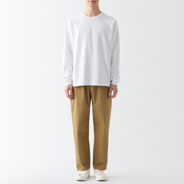 Men's Heavyweight Jersey Long Sleeve T-Shirt | MUJI USA