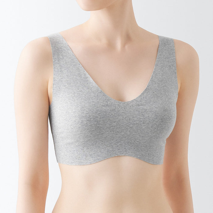 Cotton-Jersey Material Seamless Bra Japanese Style Sports Bra Fashion Anti  Sweat Bra For Women and Girls