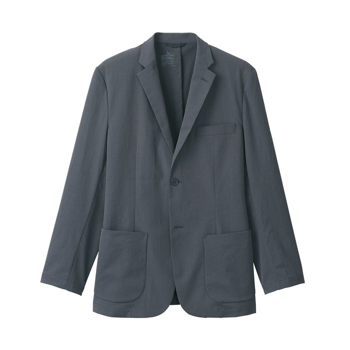 Men's Water Repellent Stretch Jacket | Casual Suit Jacket | MUJI USA