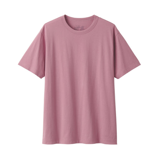 Men's Jersey Short Sleeve T-Shirt Pink MUJI