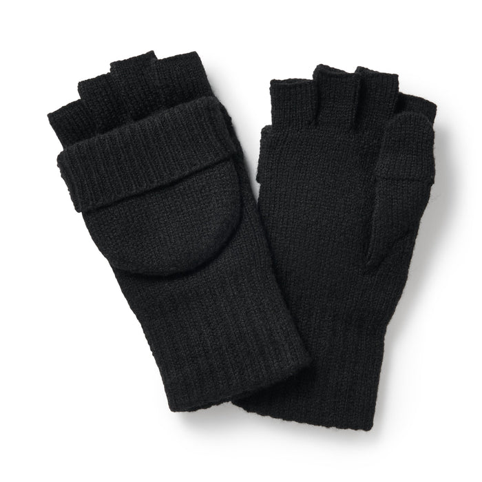 Recycled Polyester Blend Fingerless Gloves | MUJI USA Winter Accessories 