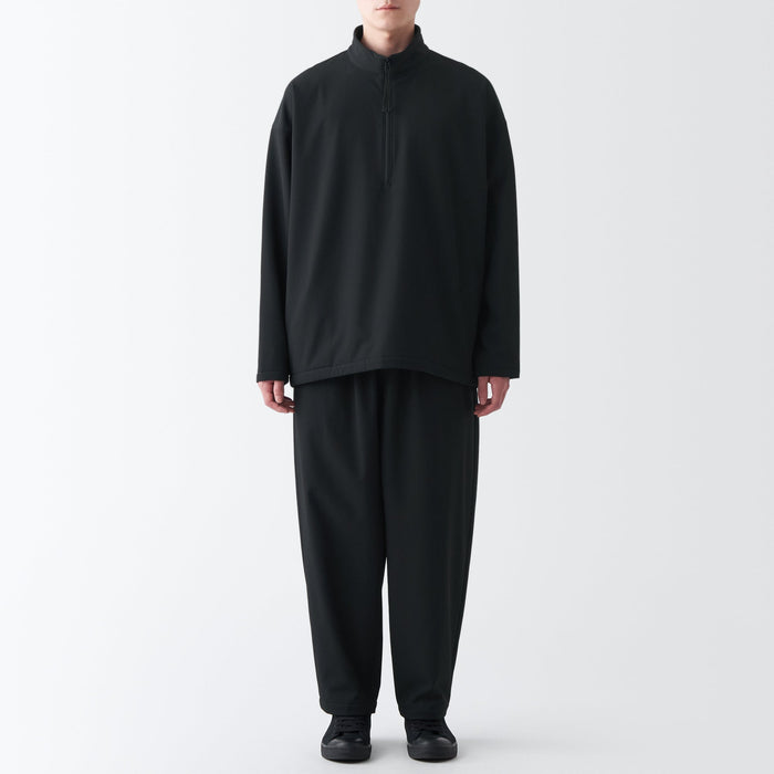 LABO Brushed Lining Wide Pants | MUJI USA