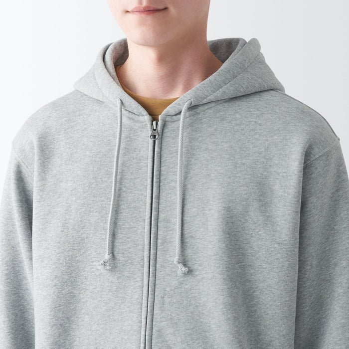 Men's Sweatshirt Zip Up Hoodie | Men's Loungewear | MUJI USA